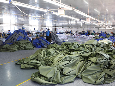 Tangshan Pengcheng Expedites Middle East Disaster Relief Tent Production